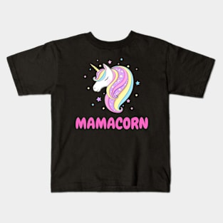 Mamacorn Unicorn Mom Kids T-Shirt